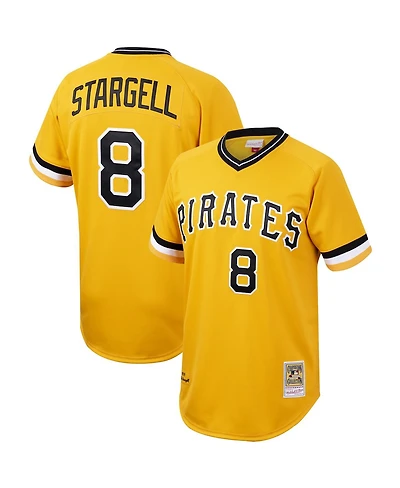 Willie Stargell Pittsburgh Pirates Mitchell & Ness Cooperstown Collection Authentic Jersey - Gold