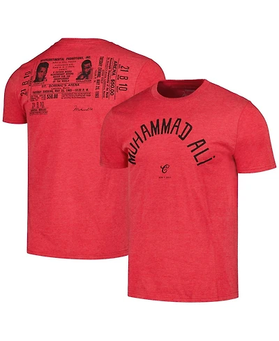 Men's Contenders Clothing Heather Red Muhammad Ali Robe 1965 T-shirt
