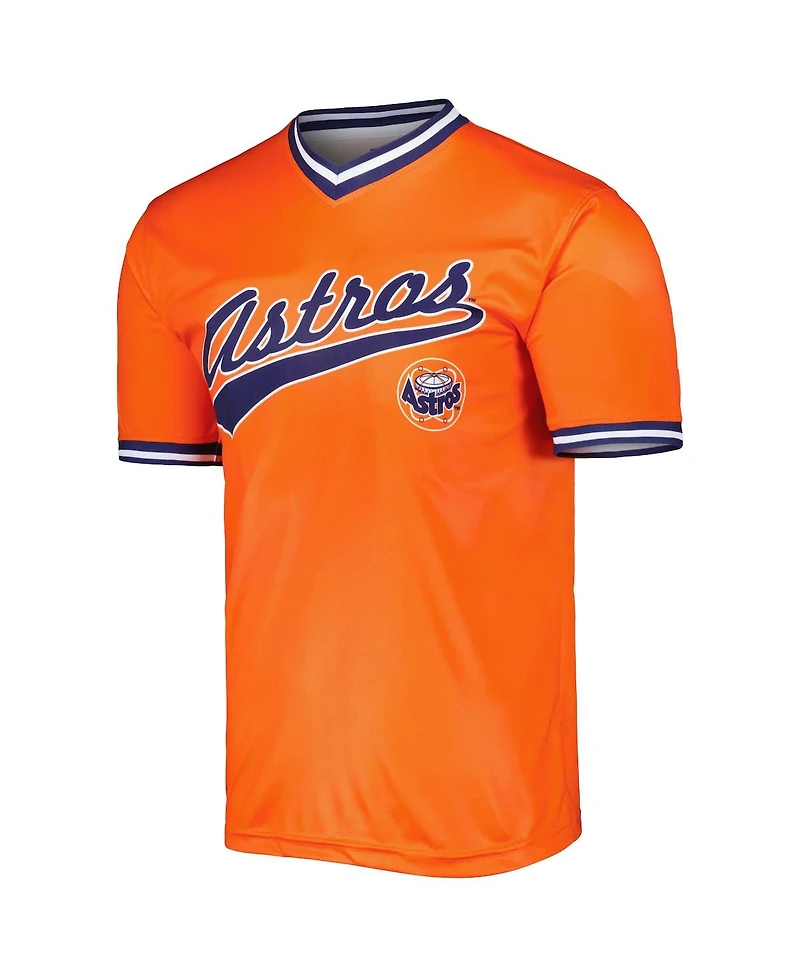 Men's Stitches Orange Houston Astros Cooperstown Collection Team Jersey