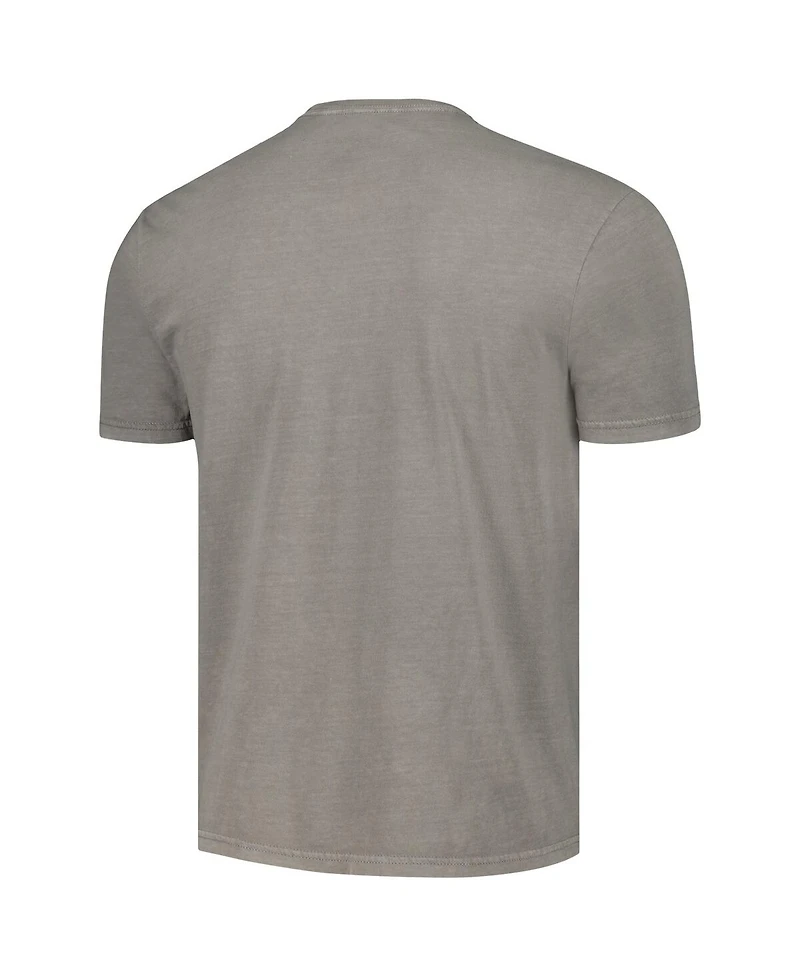 Men's Charcoal Distressed Def Leppard High N' Dry Washed Graphic T-shirt