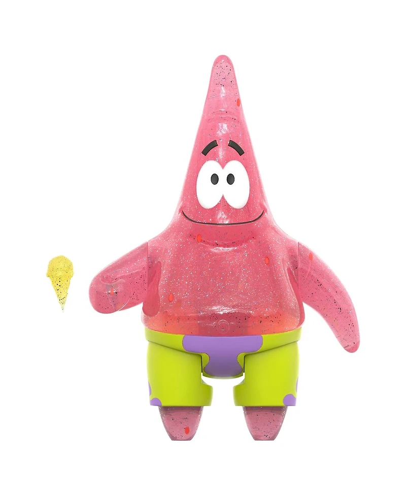 Super 7 SpongeBob SquarePants SpongeBob And Patrick Bff 2-Pack (Glitter) ReAction Figures
