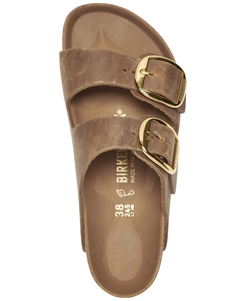 Birkenstock Women's Arizona Big Buckle Oiled Leather Sandals from Finish Line