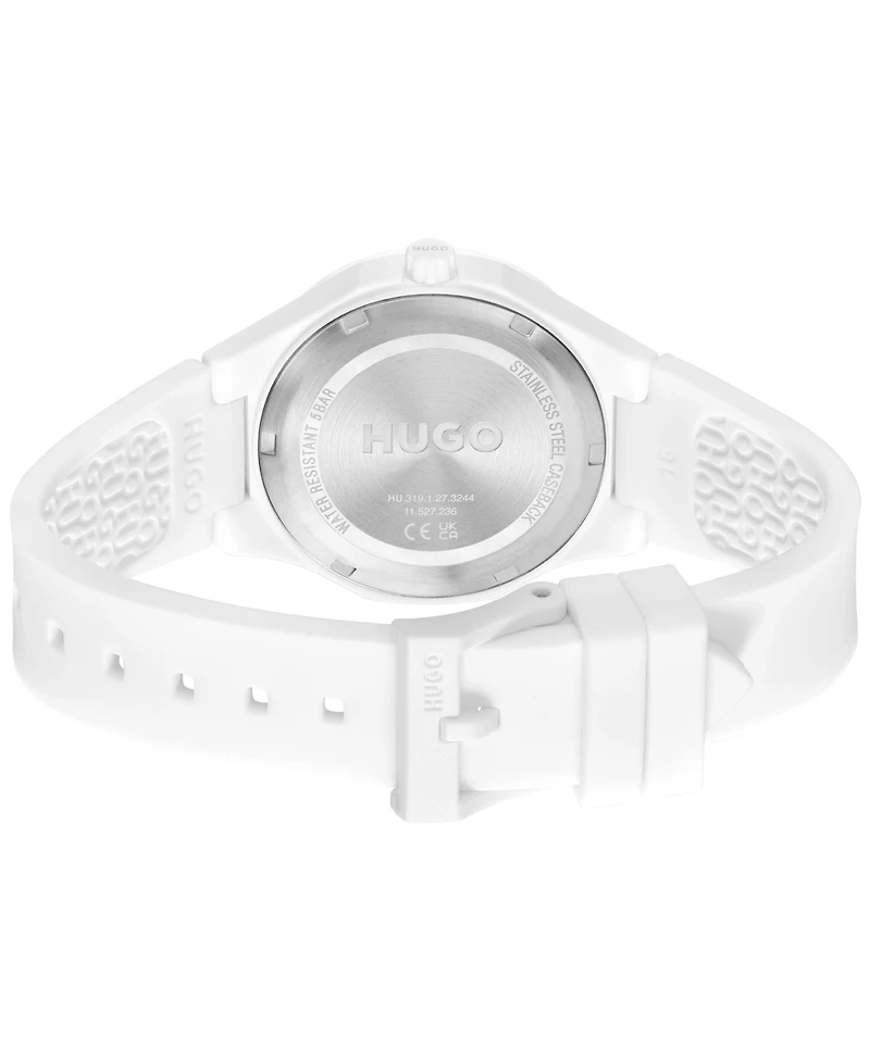 Hugo Boss Women's Lit for Her Quartz White Silicone Watch 36mm
