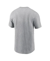 Men's Nike Heather Charcoal Kansas City Chiefs Super Bowl Lviii Champions Locker Room Trophy Collection T-shirt
