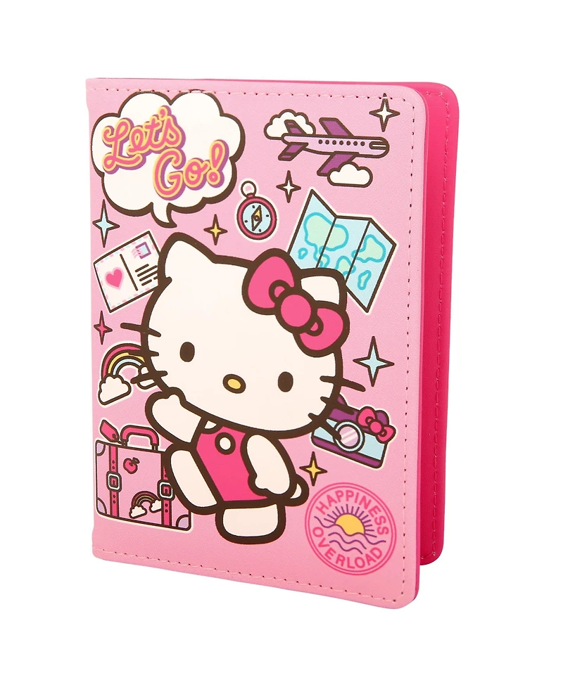Sanrio Hello Kitty Passport Holder and Luggage Tag Set, Travel Gift Accessories