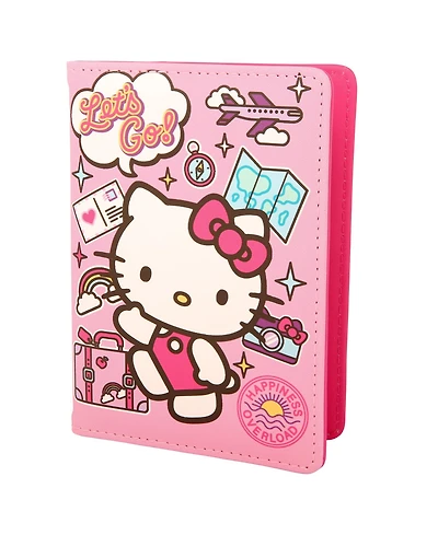 Sanrio Hello Kitty Passport Holder and Luggage Tag Set, Travel Gift Accessories