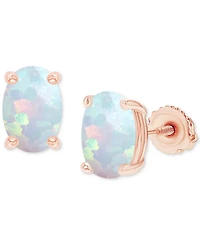 Lab-Grown Opal Screw Back Closure Stud Earrings (5/8 ct. t.w.)