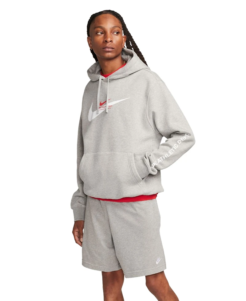 Nike Men's Club Relaxed-Fit Logo Embroidered Shorts, Regular & Big & Tall
