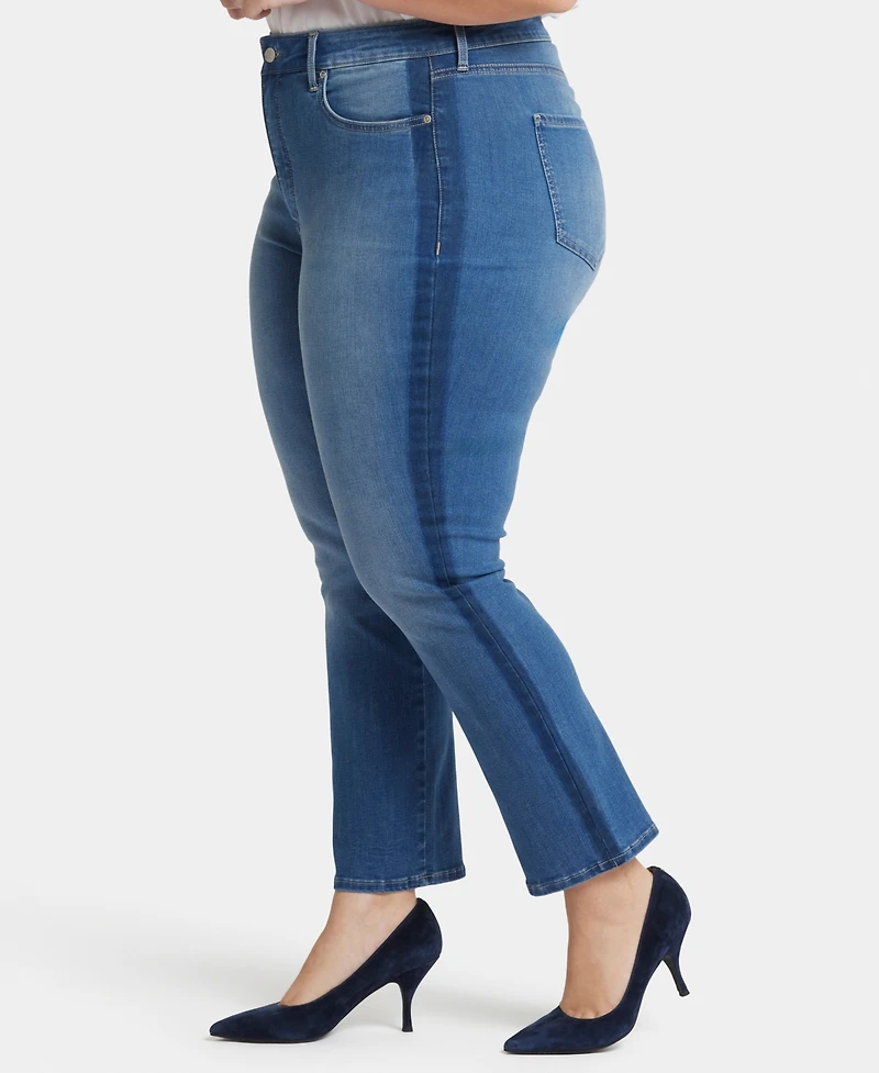 Nydj Plus Size Marilyn Straight Ankle Jeans