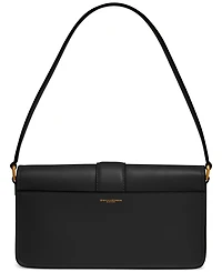Donna Karan New York Valley Stream Leather Buckle Shoulder with Removable Strap
