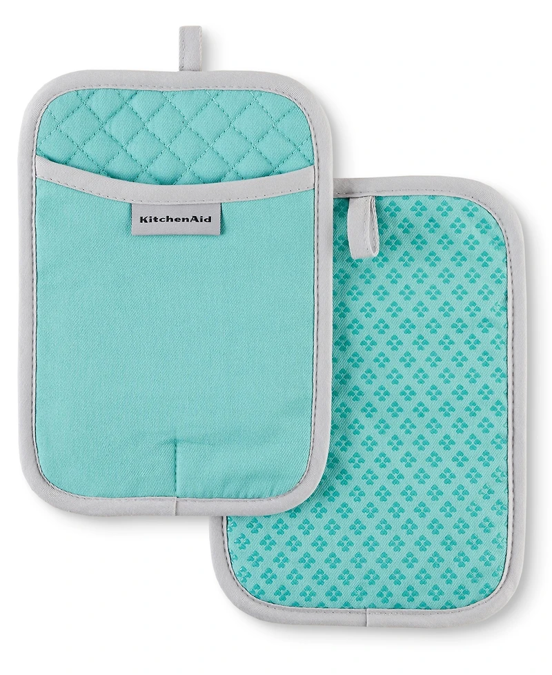 KitchenAid Asteroid Pot Holder 2-Pack Set, 7" x 10"