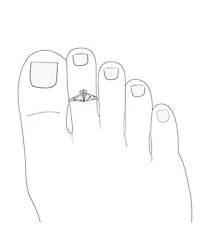 Bling Jewelry Bff Spiritual Irish Lovers Celtic Claddagh Heart Midi Toe Ring Band Silver Sterling Adjustable