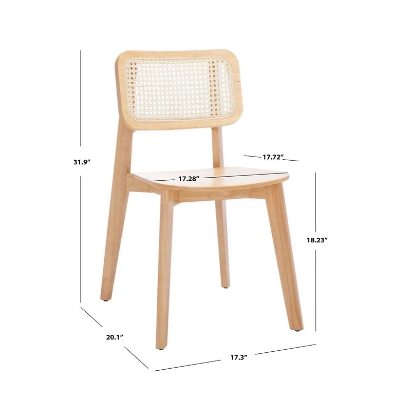 Luz Cane Dining Chair (Set Of 2)