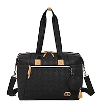 Dikaslon Large Diaper Bag Tote with Pacifier Case and Changing Pad, Travel for Mom Dad