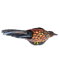 Dale Tiffany 17.5" Tall Morning Rooster Handmade Genuine Stained Glass Shade Accent Lamp