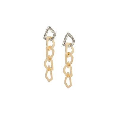 Sohi Women's Link Drop Earrings