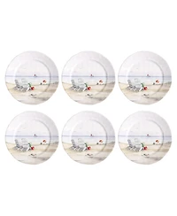 Abode Homewares By the Shore Dinner Plates, Set of 6