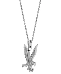 Blackjack Men's Cubic Zirconia Eagle 24" Pendant Necklace