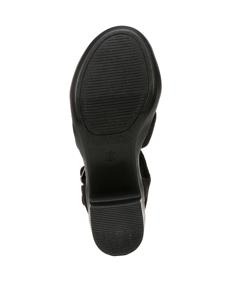 LifeStride Women's Everly Washable Block Heel Strappy Sandals