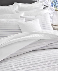 Last Act! Charter Club Seersucker Ombre Stripe, King Duvet Cover Set, Exclusively at Macy's