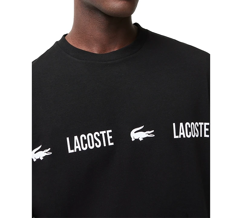 Lacoste Men's Logo Band Lightweight Sleep Tee