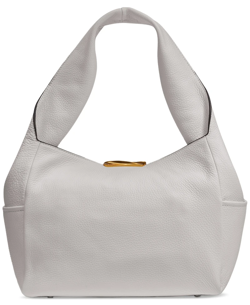 Donna Karan New York Amagansett Soft-Rolled Leather Shoulder with Sculpted Magnet Closure