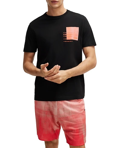 Boss by Hugo Boss Men's Seasonal Artwork Regular-Fit T-shirt