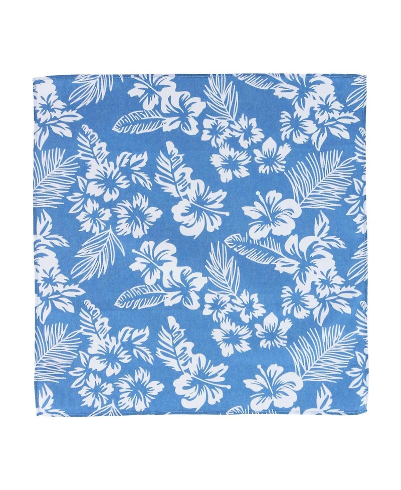 Trafalgar Men's Mana Hawaiian Print Cotton Handkerchiefs (3 Pack)