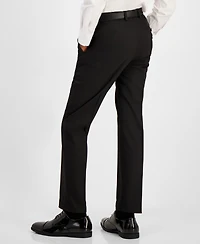 B By Brooks Brothers Big Boys Classic Machine Washable Dress Pants