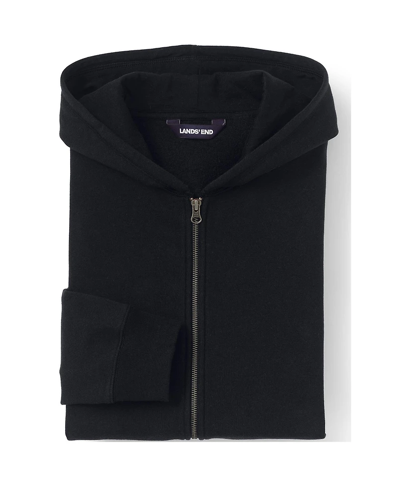 Lands' End Men's School Uniform Adult Zip Front Sweatshirt