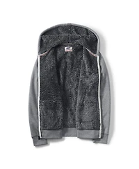 Lands' End Men's Serious Sweats Full Zip High Pile Fleece Hoodie