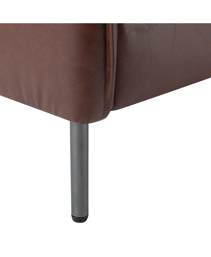 Hope Comfy Living Room Armchair with Metal Legs