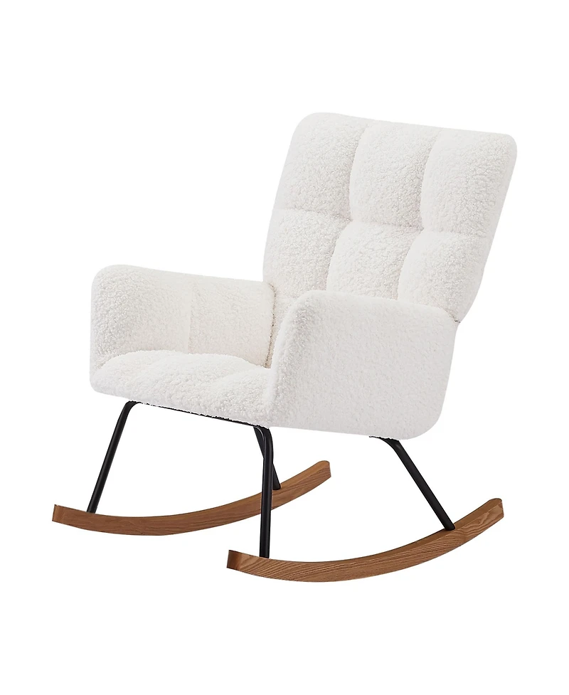 Streamdale Rocking Chair with High Backrest for Nursing