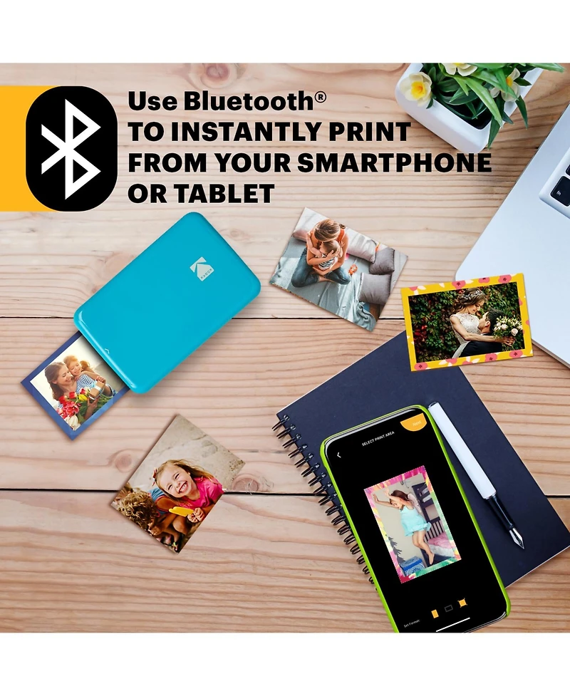 Kodak Step Mobile Instant Photo Printer 2" x 3"