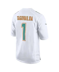 Men's Nike Tua Tagovailoa White Miami Dolphins Fashion Game Jersey