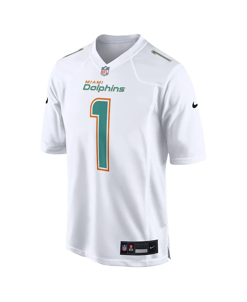 Men's Nike Tua Tagovailoa White Miami Dolphins Fashion Game Jersey