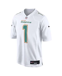 Men's Nike Tua Tagovailoa White Miami Dolphins Fashion Game Jersey