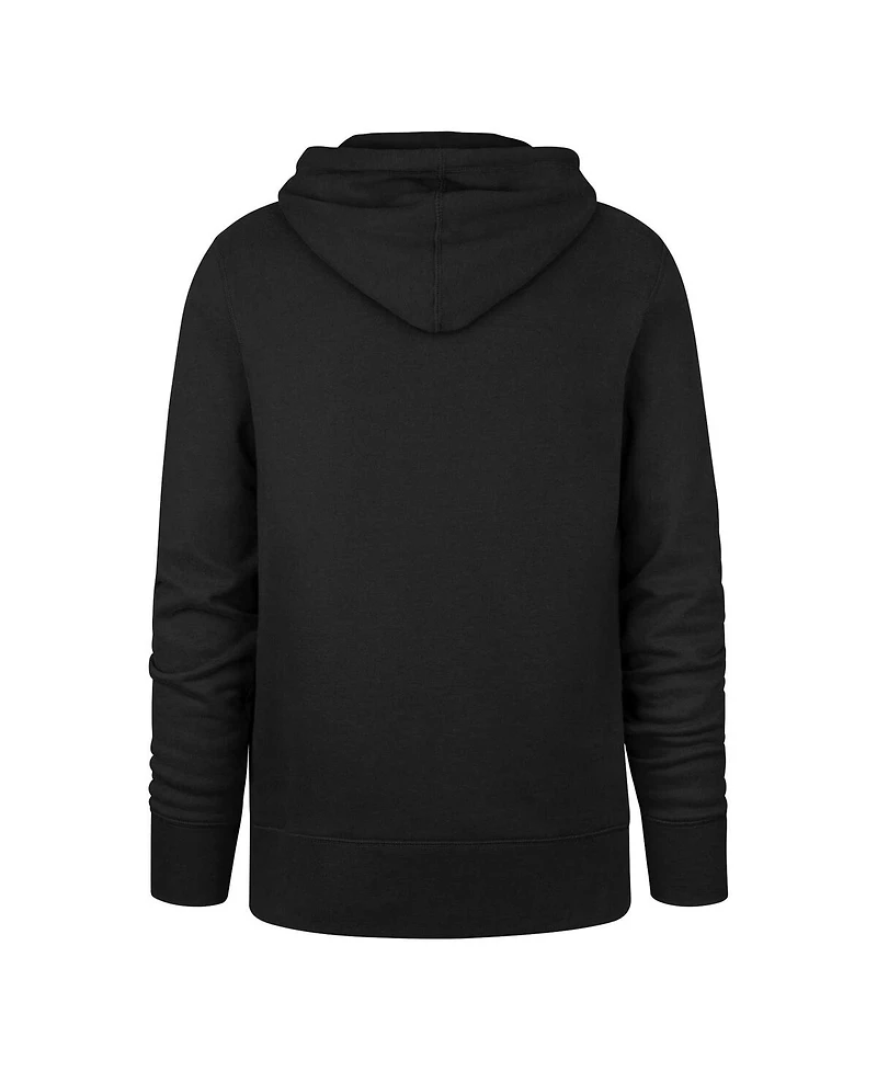 Men's '47 Brand Black Philadelphia Eagles Regional Headline Pullover Hoodie