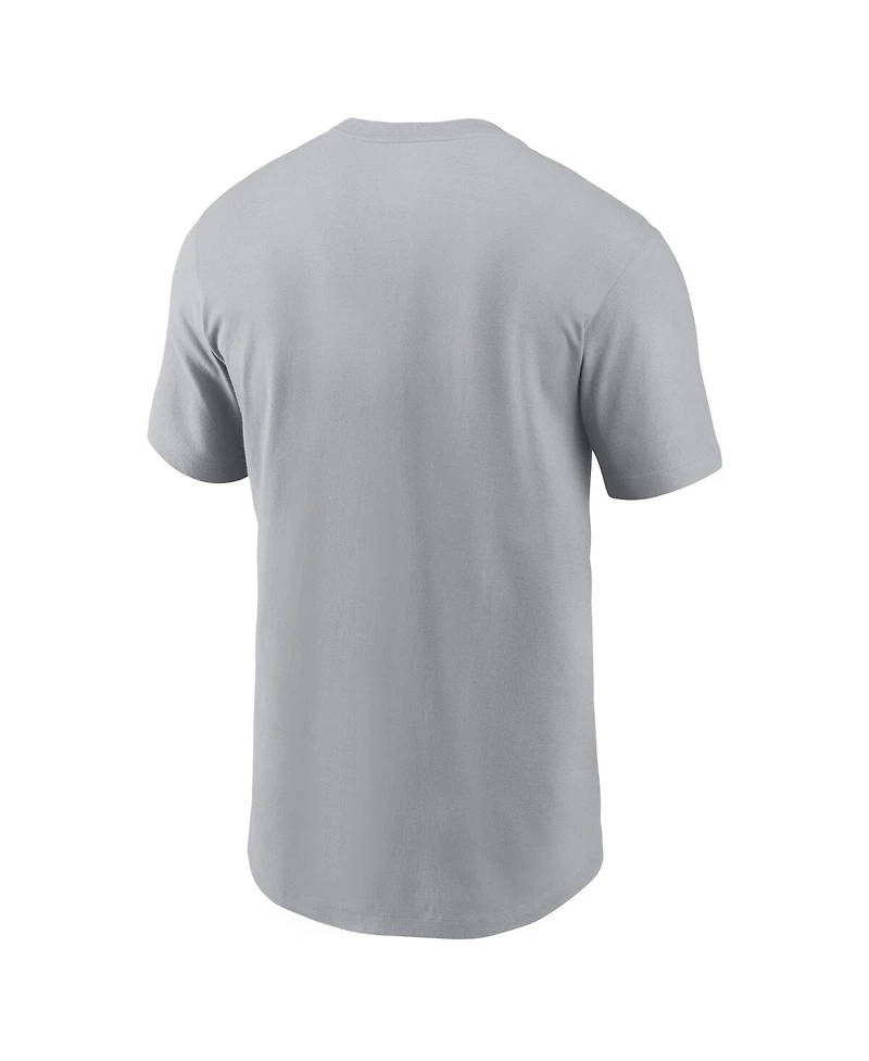 Men's Nike Gray Houston Texans 2023 Nfl Playoffs Iconic T-shirt