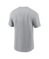 Men's Nike Gray Houston Texans 2023 Nfl Playoffs Iconic T-shirt