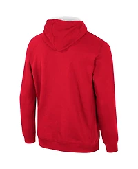 Colosseum Men's Wisconsin Badgers Half-Zip Hoodie