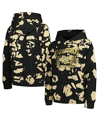 Big Boys Black Distressed Boston Red Sox Heart of Gold Pullover Hoodie