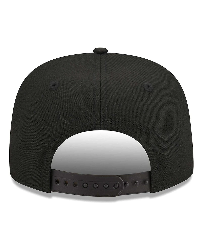 Men's New Era Black Austin Fc Script Golfer Adjustable Hat