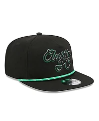 Men's New Era Black Austin Fc Script Golfer Adjustable Hat