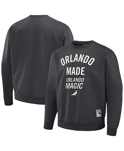 Men's Nba x Staple Anthracite Orlando Magic Plush Pullover Sweatshirt