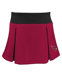 Girls Toddler Cardinal Arizona Cardinals Spirit Cheer Two-Piece Cheerleader Set with Bloomers