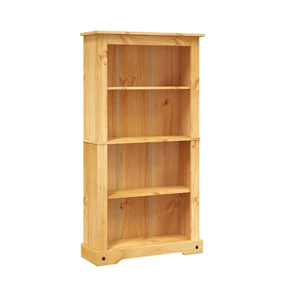 4-Tier Bookcase Mexican Pine Corona Range 31.5"x11.4"x59"