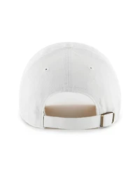 Women's '47 Brand White Nashville Predators Confetti Clean Up Adjustable Hat