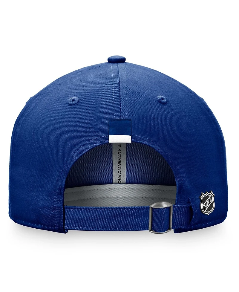 Women's Fanatics Blue Tampa Bay Lightning Authentic Pro Rink Adjustable Hat