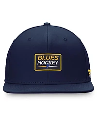 Men's Fanatics Navy St. Louis Blues Authentic Pro Prime Snapback Hat